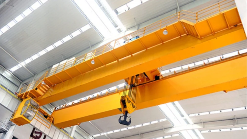 single grider eot crane by hp fabrication